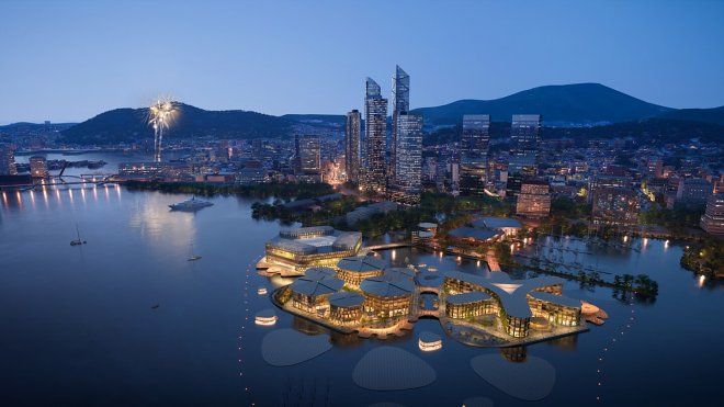 The world’s first floating city appears in South Korea