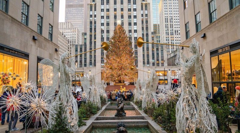 Christmas tree in New York City