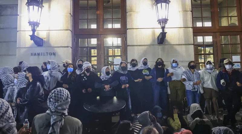 students have taken over a building at Columbia University