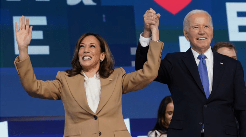 Biden passed the baton to Harris