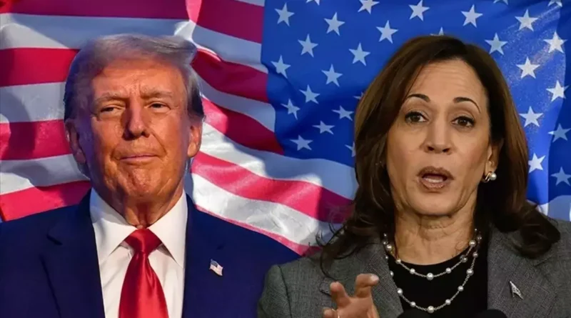 Trump with Harris