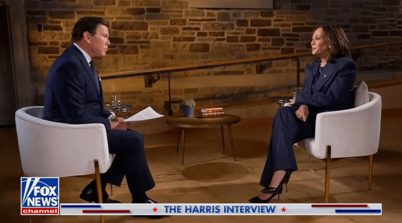 Harris’s interview on Fox News