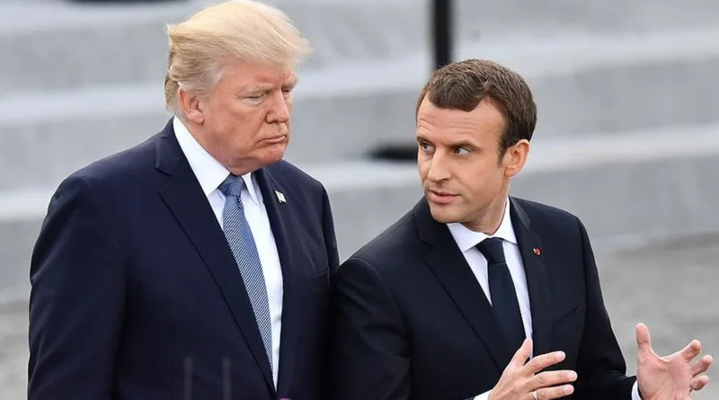 Donald Trump Emmanuel Macron